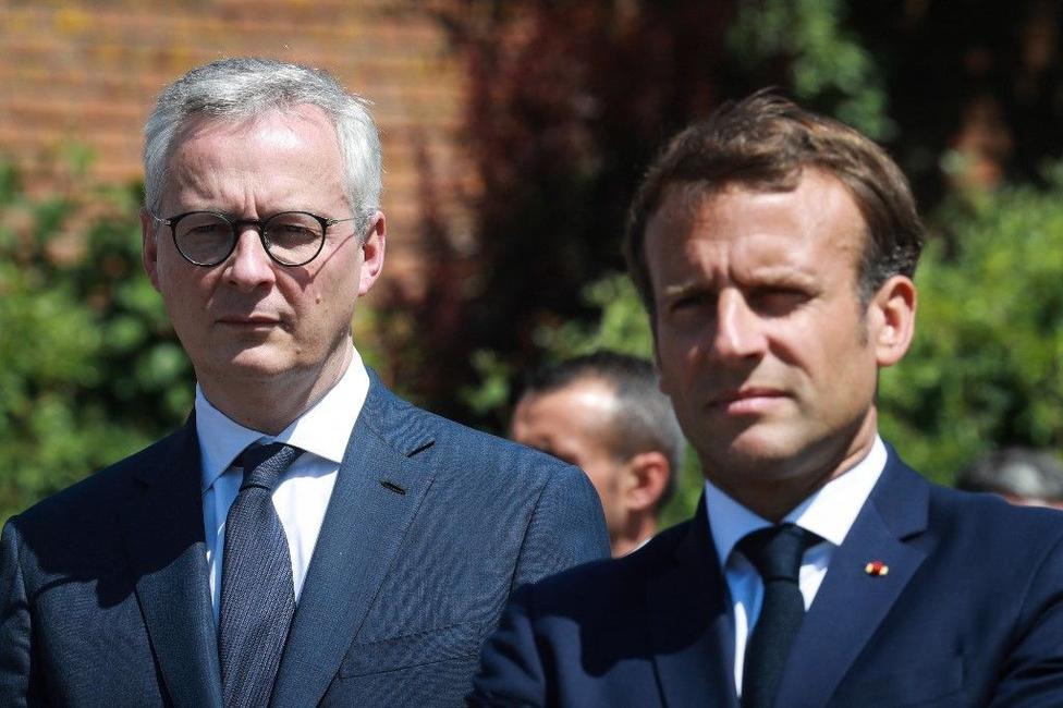 Emmanuel Macron Bruno Le Maire AFP