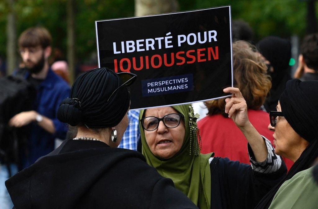 Hassan Iquioussen manifestation AFP
