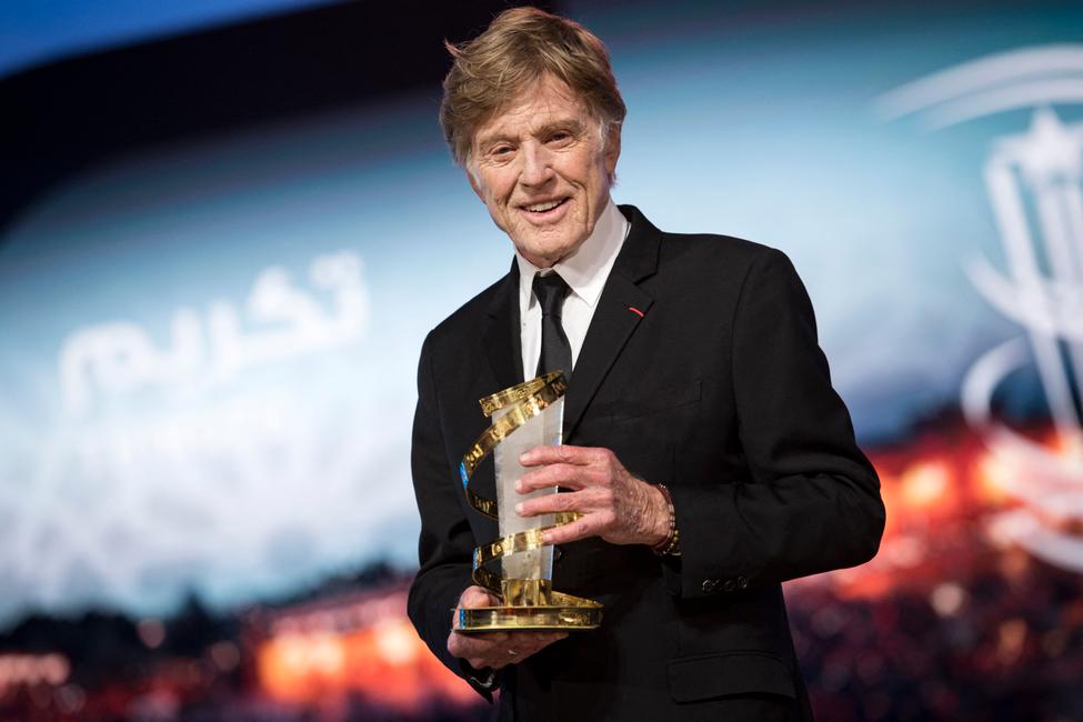L’acteur américain Robert Redford pose après avoir reçu un hommage pour l’ensemble de sa carrière lors de la 18ᵉ édition du Festival international du film de Marrakech, au Maroc, le 6 décembre 2019. (Image d'illustration)