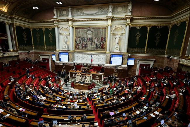 Une vue de l'Assemblée nationale lors de l'ouverture du débat et de l'examen du budget de l'État 2026, le 24 octobre 2025.