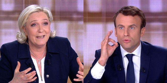 Marine Le Pen Emmanuel Macron AFP