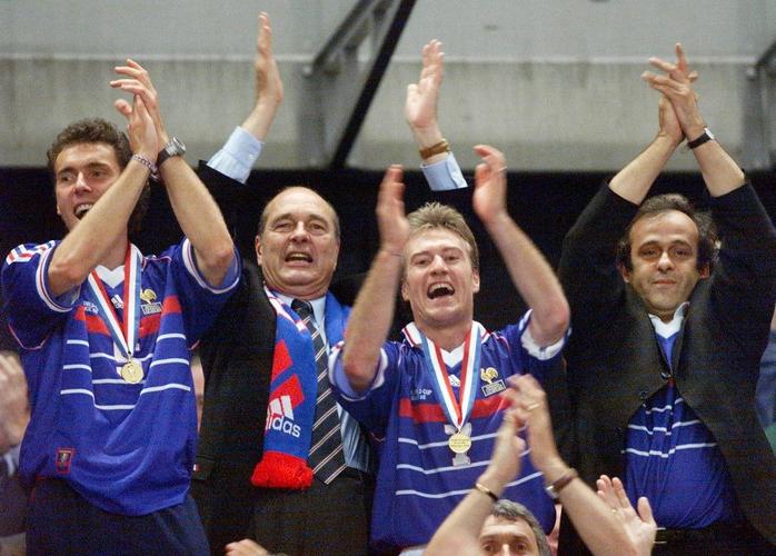 Jacques Chirac Coupe du Monde 1998 AFP