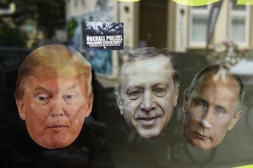 Trump Erdogan Putin - AFP