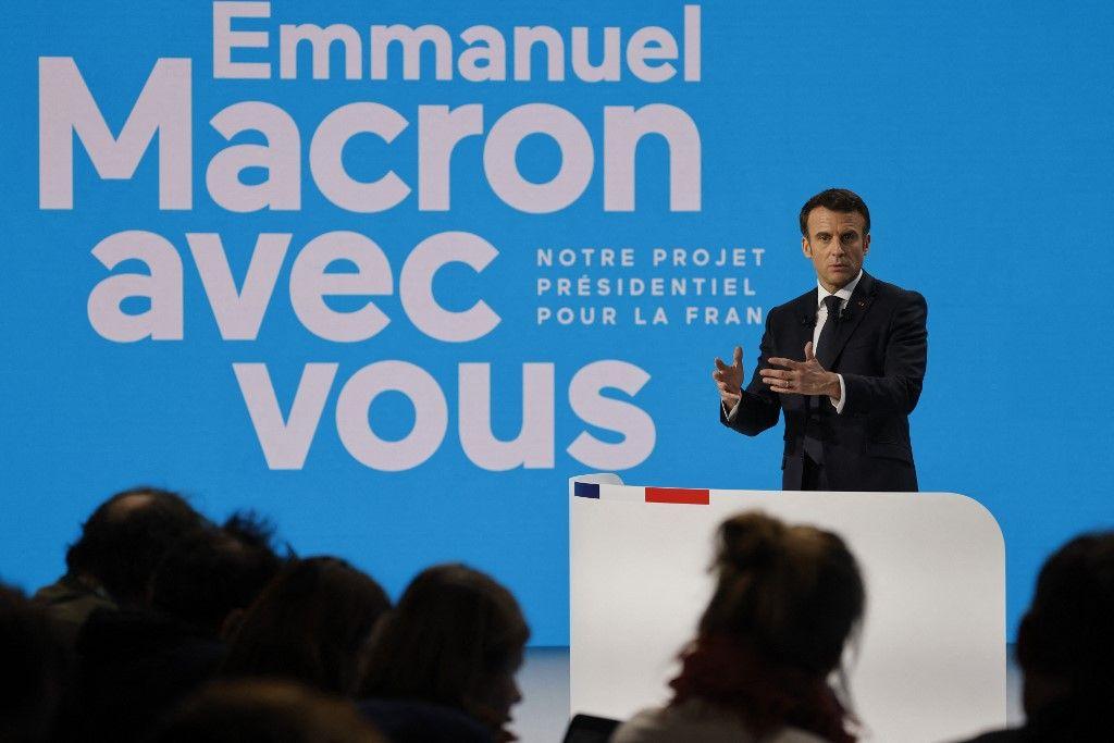 Emmanuel Macron programme AFP