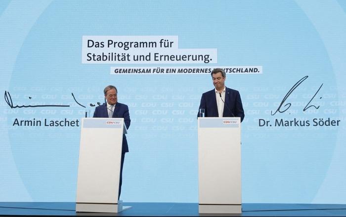 Armin Laschet Markus Söder Allemagne AFP