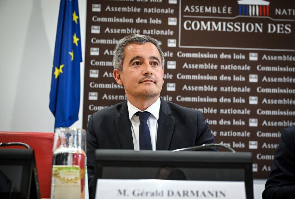 Gérald Darmanin portrait AFP