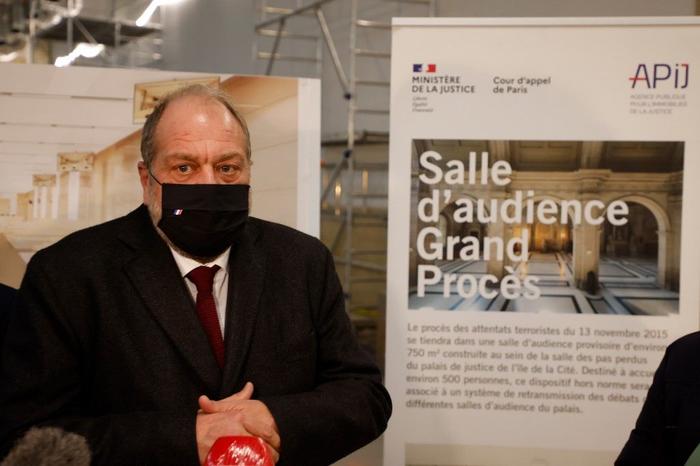 Eric Dupond-Moretti Palais de justice spécial attentats du 13 novembre 2015 AFP