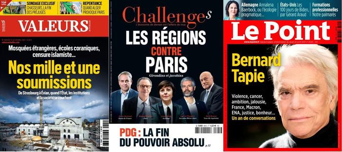 revue de presse des hebdos 22 avril