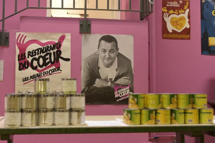 Restos du Coeur Coluche AFP