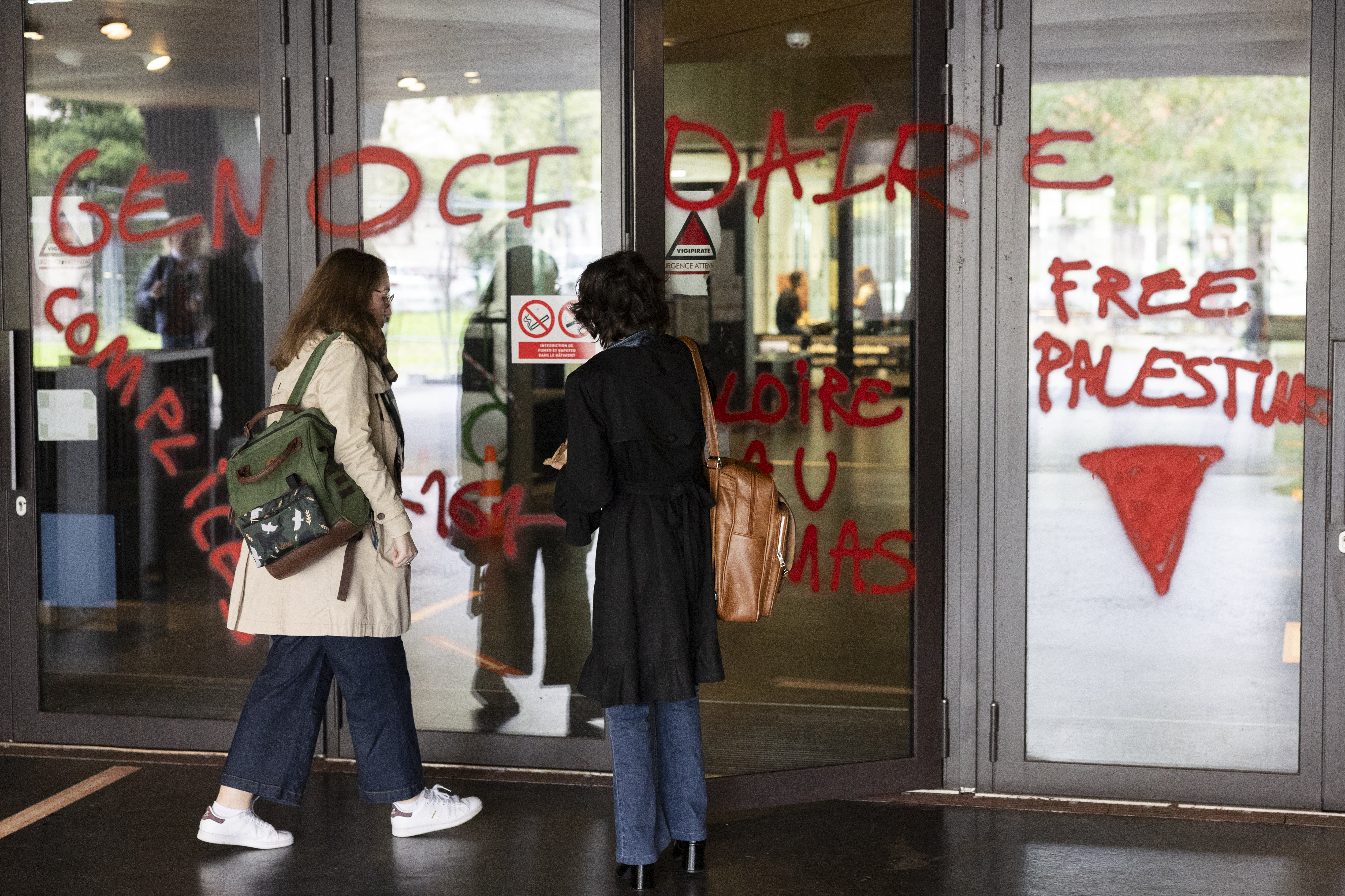 Sciences Po Strasbourg annonce avoir déposé plainte après la découverte de graffitis pro-Hamas sur sa façade