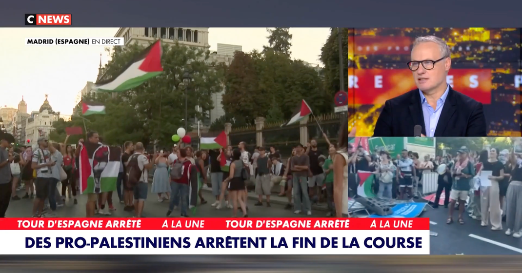 Capture d’écran CNEWS