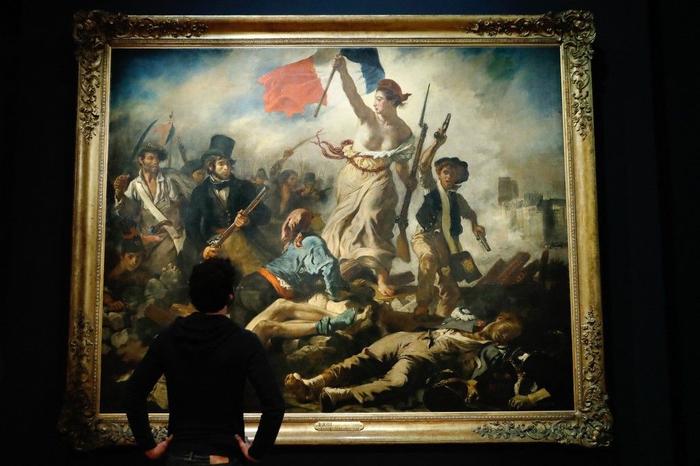 liberté guidant le peuple tableau AFP