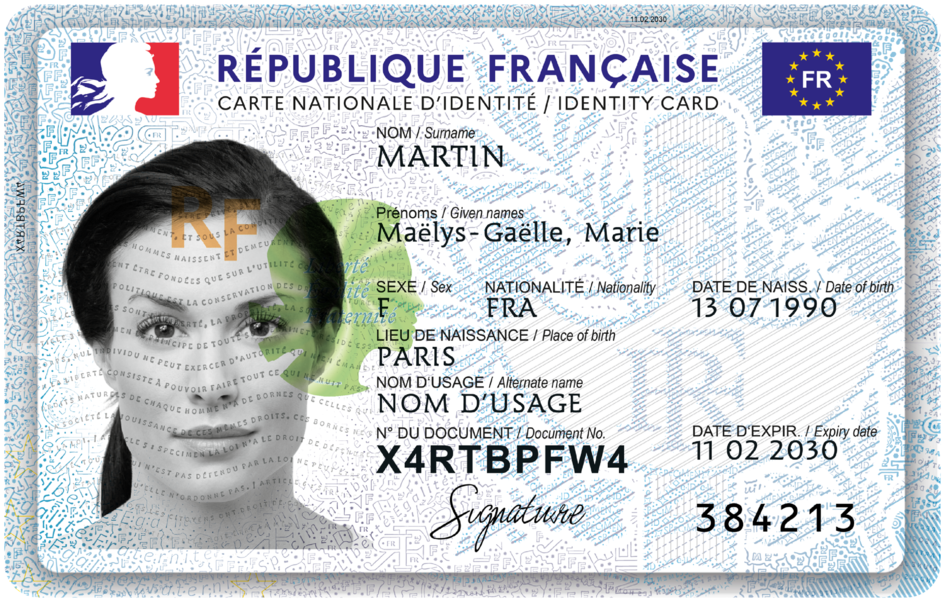 Carte d'identité