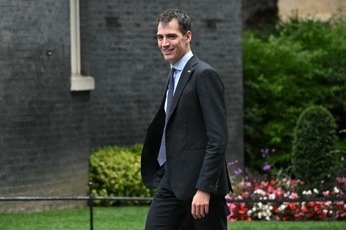 Londres, 9 juillet 2025. Arthur Mensch, cofondateur et PDG de Mistral AI, arrive au 10 Downing Street pour une réunion de dirigeants français et britanniques, en marge de la visite d’État d’Emmanuel Macron au Royaume-Uni. (Image d'illustration)
