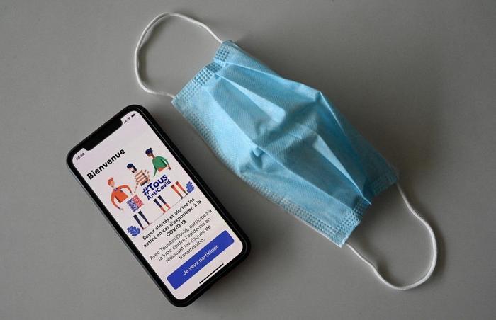 masque TousAntiCovid AFP