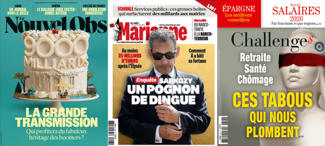 À la Une de vos hebdos cette semaine