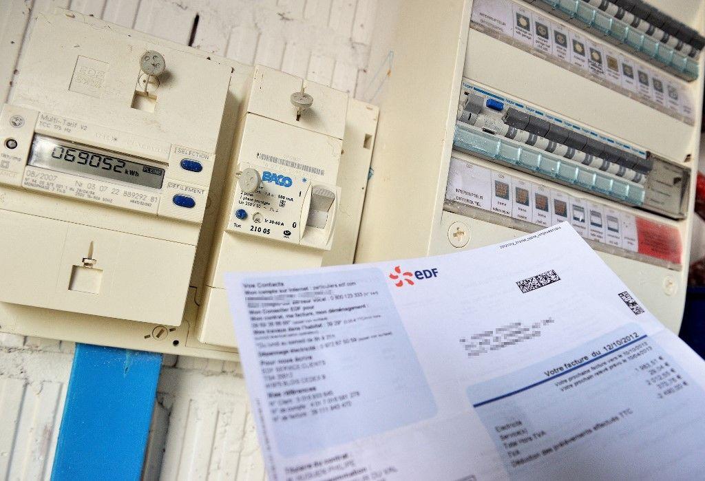 électricité facture AFP