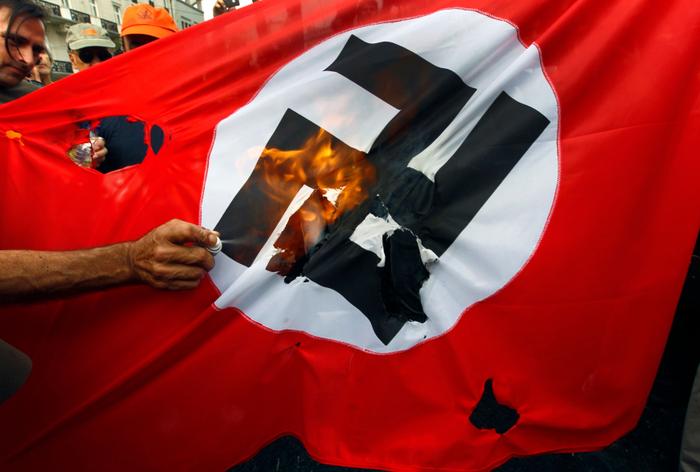 Lutte contre le fascisme.(Image d'illustration)