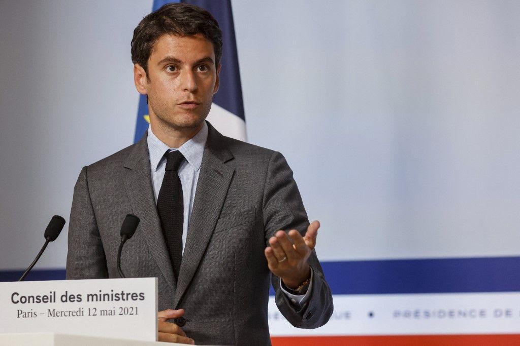 Gabriel Attal porte-parole du gouvernement AFP
