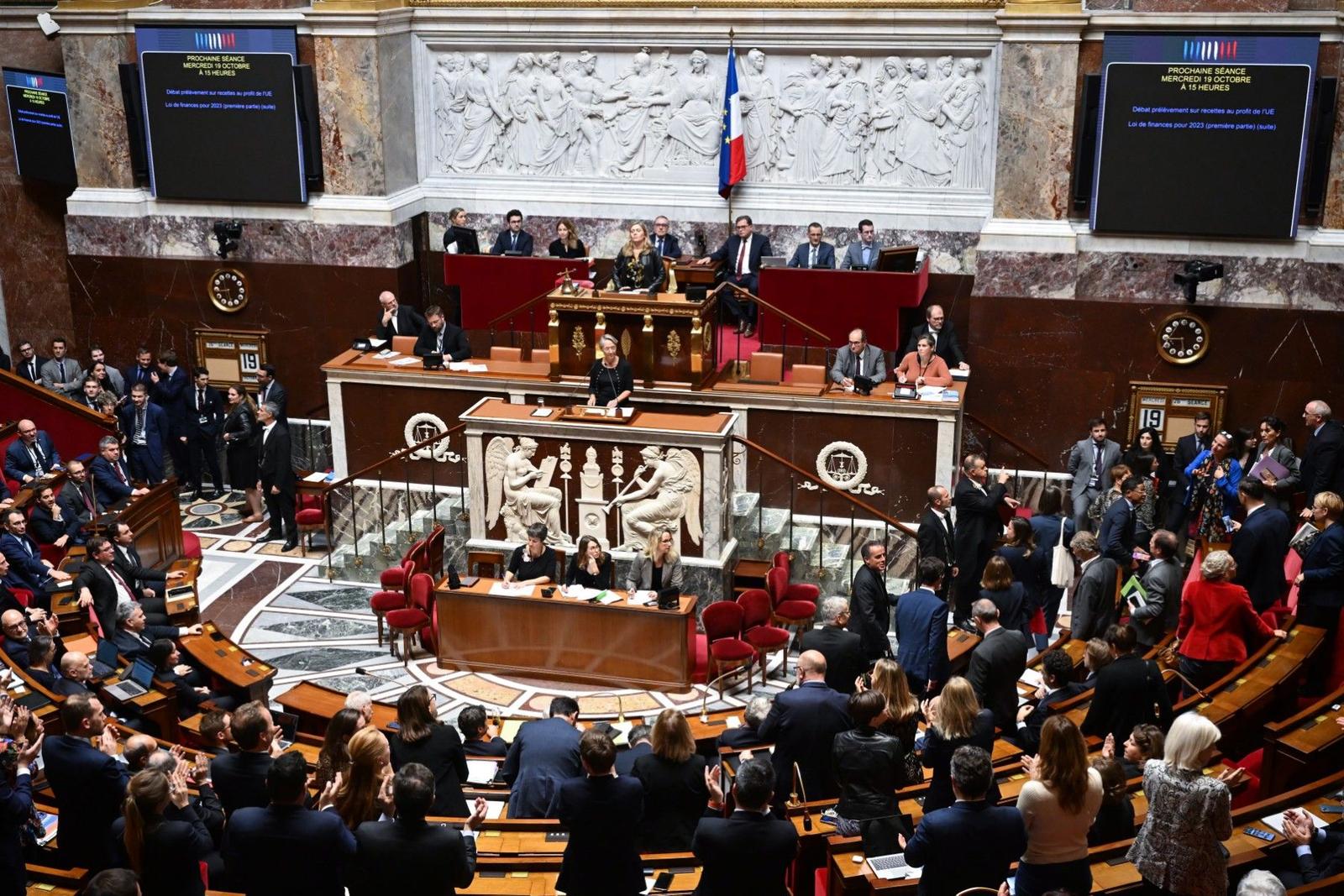 Elisabeth Borne Assemblée nationale AFP