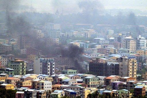 Rangoun Birmanie manifestations - AFP