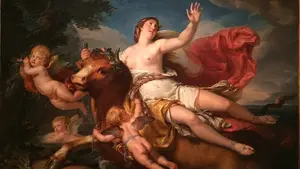 L’Enlèvement d’Europe (1785/1788), 95 × 130 cm huile sur toile de Bernard d’Agesci (1756-1829), située au Musée Bernard d’Agesci à Niort, France.
