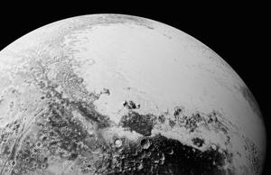 Cette image, fournie par la NASA, le Laboratoire de physique appliquée de l'Université Johns Hopkins et le Southwest Research Institute, montre la surface de Pluton.