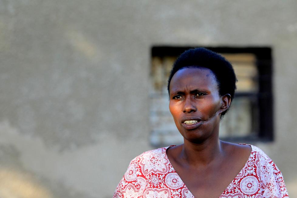 Une survivante du génocide Rwandais.