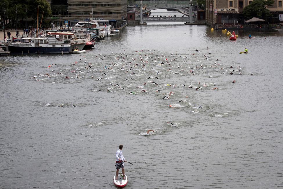 seine nageurs AFP