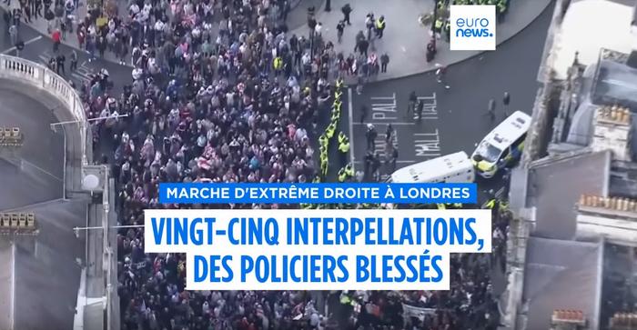 La capitale britannique a connu samedi 13 septembre 2025 l’une des plus vastes manifestations d’extrême droite de ces dernières années.