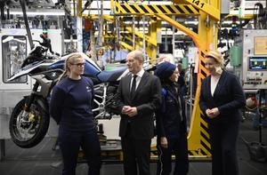 Olaf Scholz usine AFP