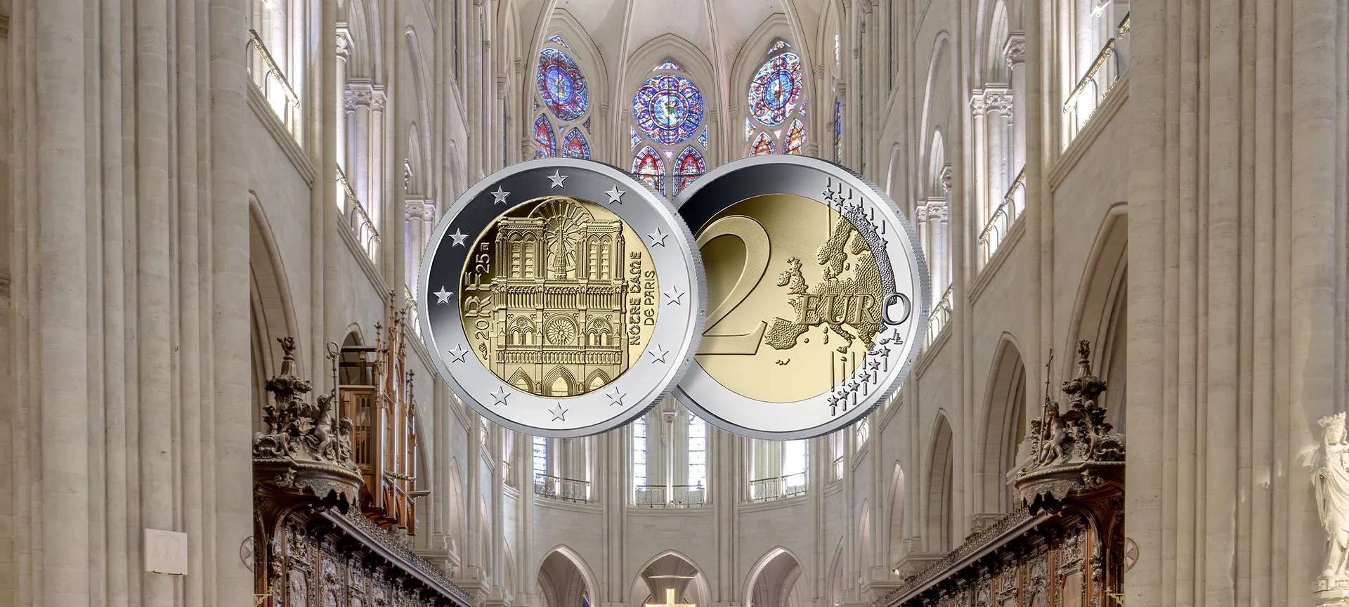 Notre-Dame de Paris s'invite sur vos pièces de 2 euros : un hommage national aux artisans de la reconstruction