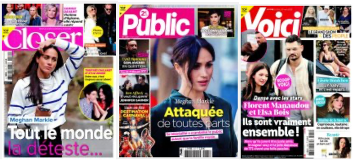 Unes des hebdos People