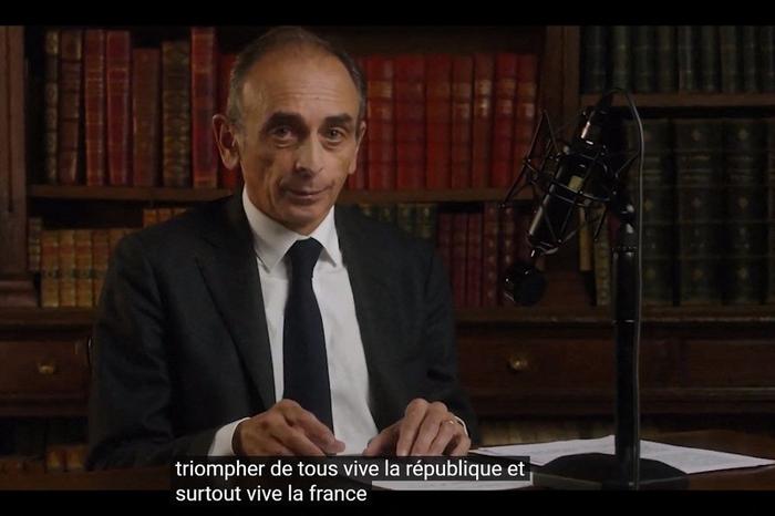 Eric Zemmour clip de campagne AFP