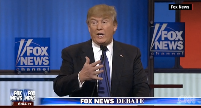 Donald Trump au débat Fox News du 4 mars