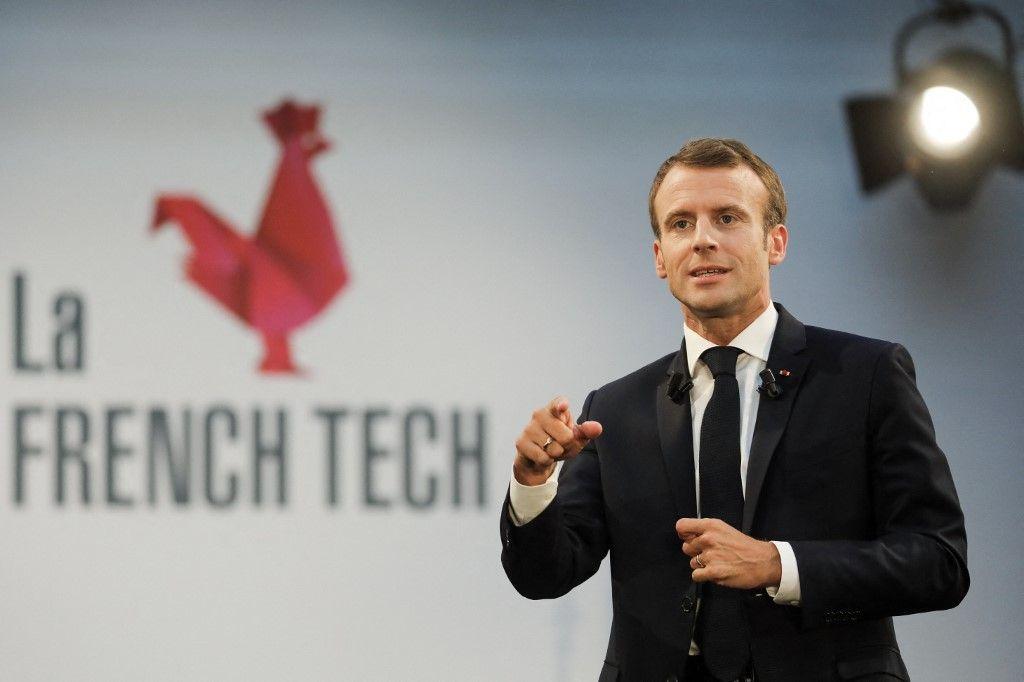Emmanuel Macron startup AFP