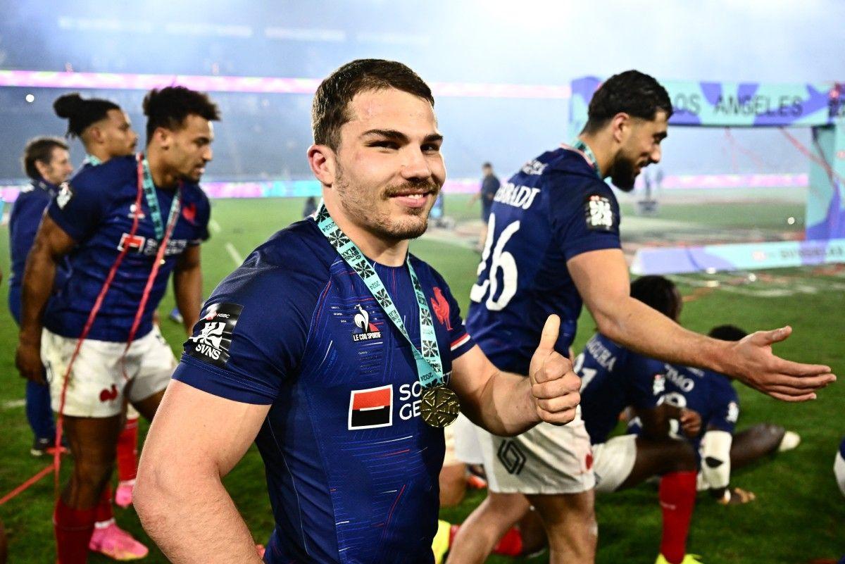 Antoine Dupont Rugby à 7 Victoire Los Angeles