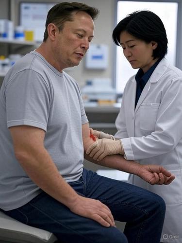 Musk est-il drogué ? (Image d'illustration générée par Grok)