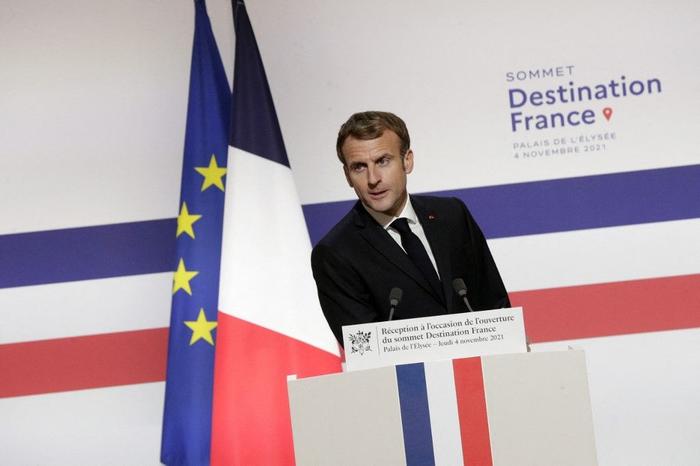 Emmanuel Macron France discours AFP