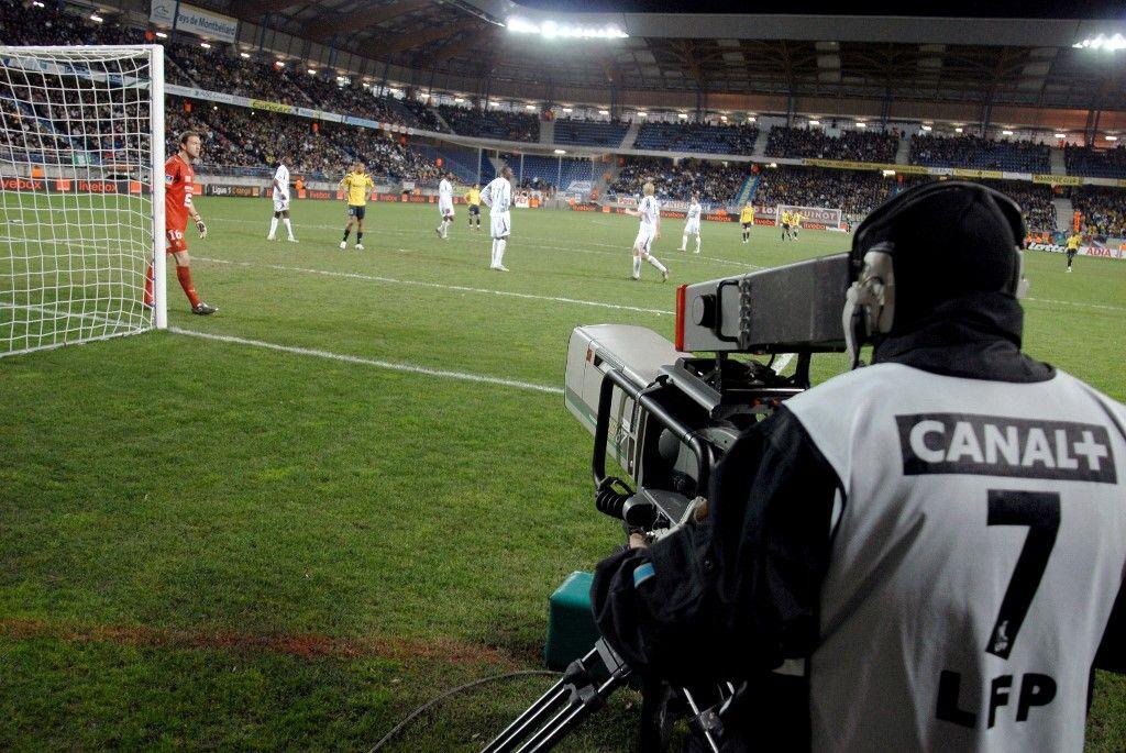 Canal Plus match de football diffusion droits AFP