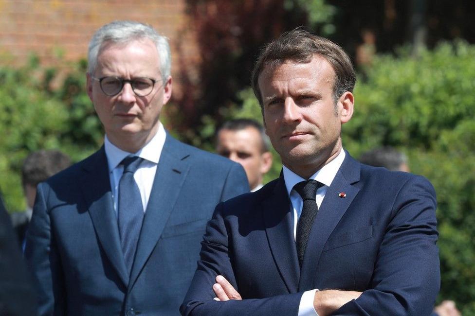 Emmanuel Macron Bruno Le maire AFP