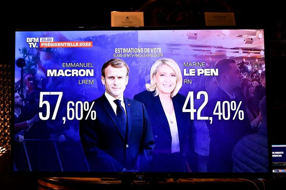 Emmanuel Macron Marine Le Pen 2022 second tour AFP
