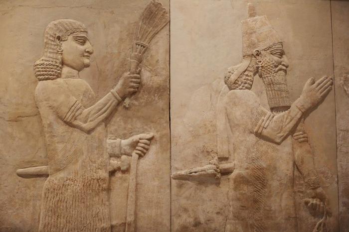 statues empire assyrien mossoul AFP