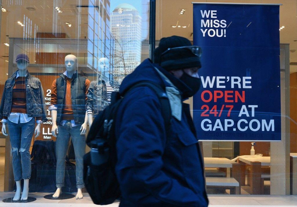 commerce Covid-19 boutique GAP AFP