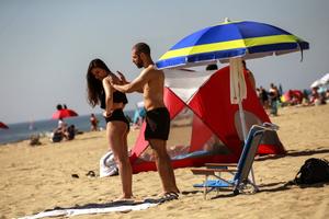 plage crème solaire AFP