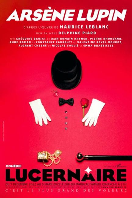 Arsène Lupin" d'après Maurice Leblanc