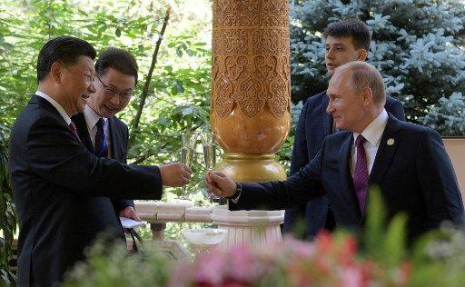 Xi Jinping Vladimir Poutine - AFP