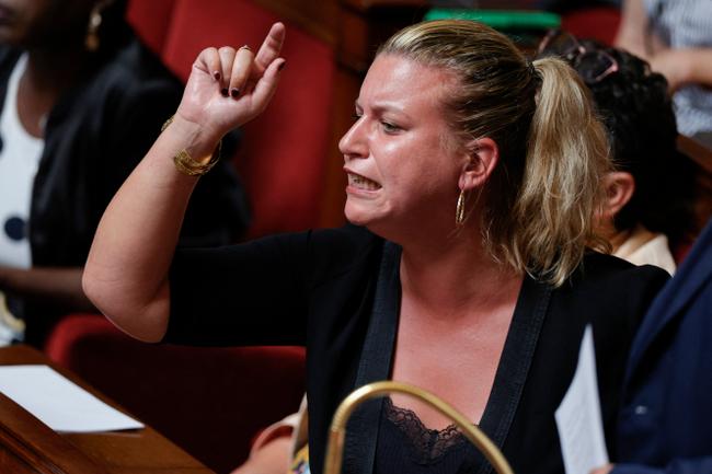 Mathilde Panot, présidente du groupe LFI au Parlement