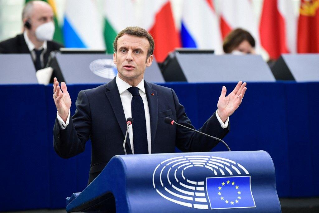 Emmanuel Macron Europe AFP