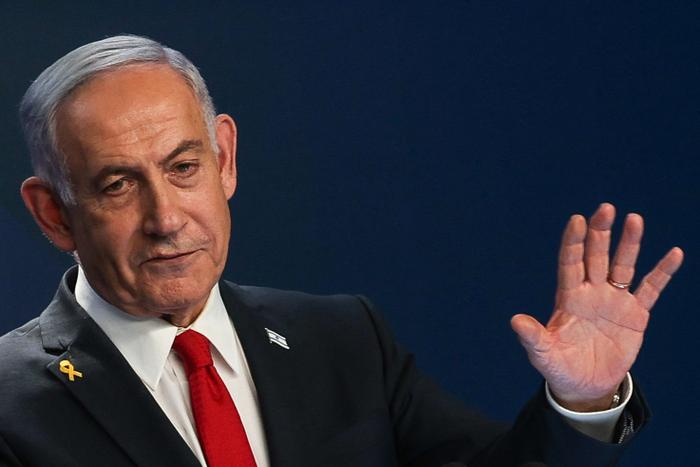 Le Premier ministre israélien Benyamin Netanyahou lors d'une conférence de presse. (Image d'illustration)